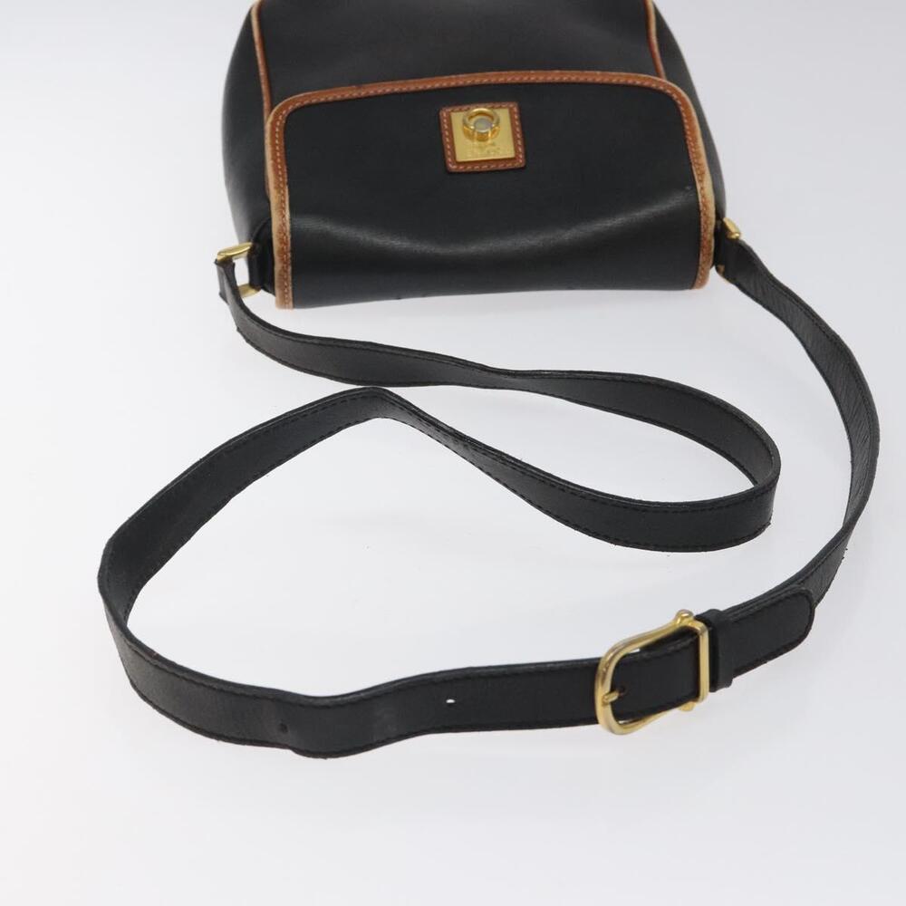 CELINE Shoulder Bag Leather Black Gold - Picture 7 of 12